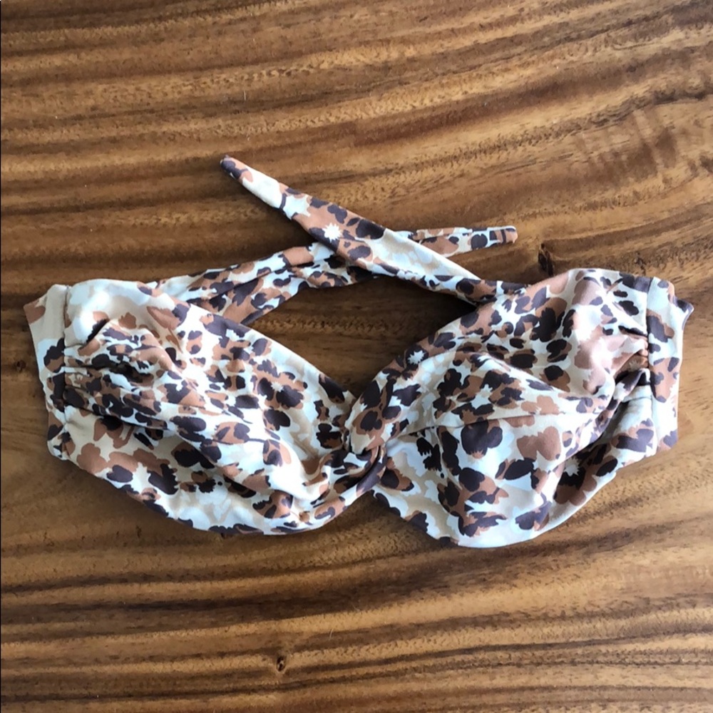 Bandeau bikini top